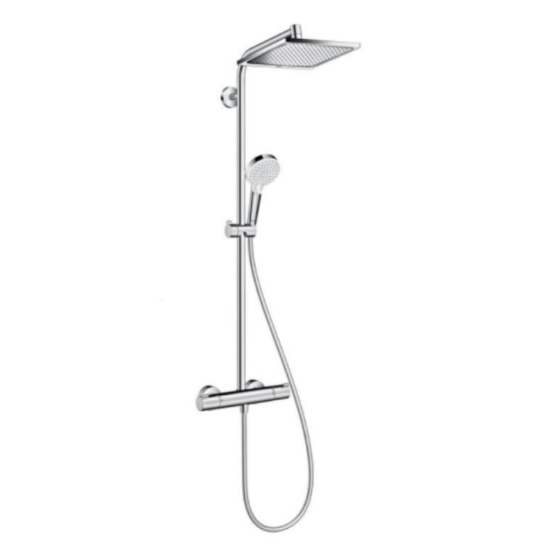 

Душевой гарнитур HANSGROHE Crometta E 240 1jet Showerpipe 27271000