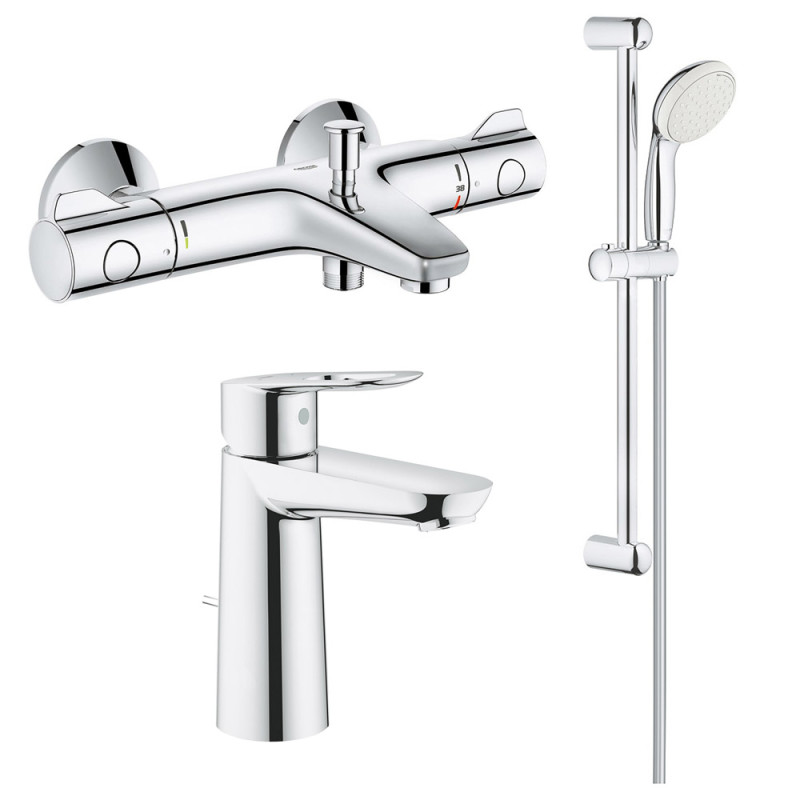 

Набор смесителей Grohe Grohtherm 800 + BauLoop 34550TM