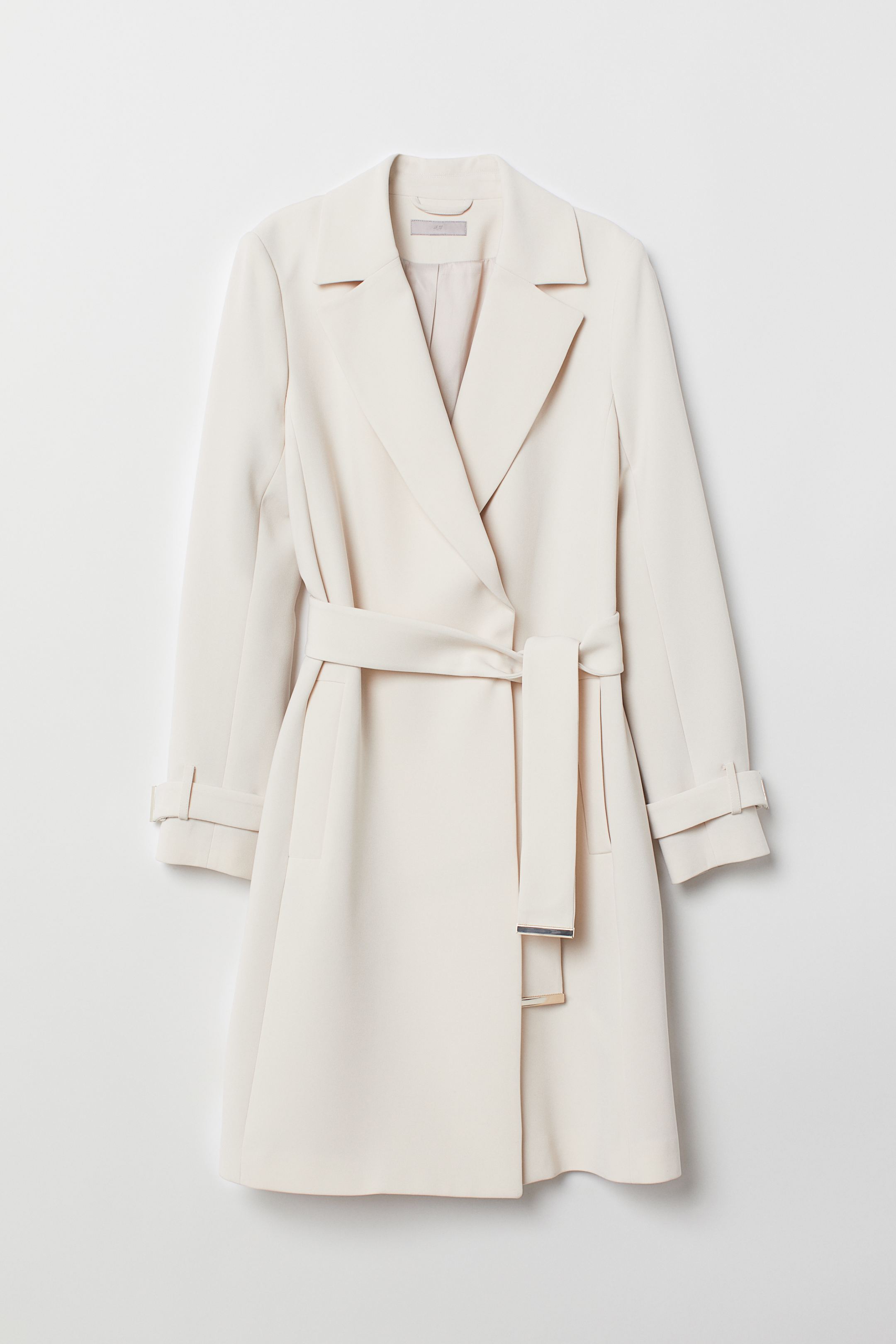

Пальто H&M 32 светло бежевый 7087059