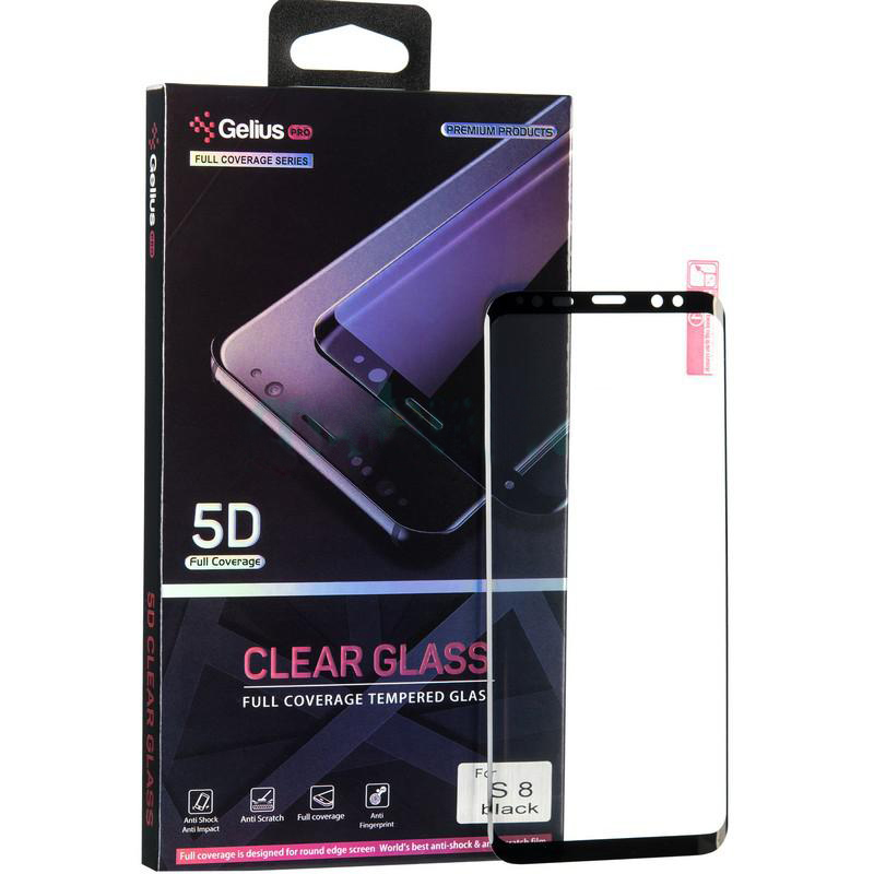 

Защитное стекло Gelius Pro 5D Full Glue для Samsung G950 S8 Black