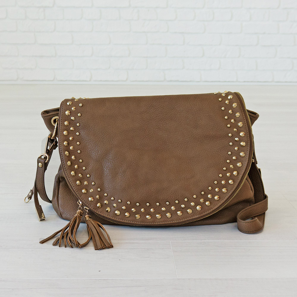 

Сумка Woman's heel коричневая (К-220)