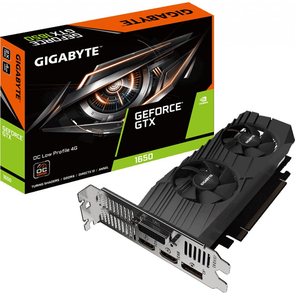 

Відеокарта GIGABYTE GeForce GTX1650 4096Mb OC LP D6 (GV-N1656OC-4GL)