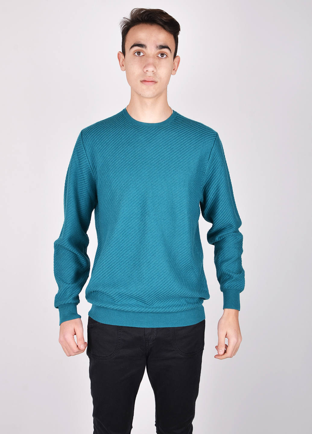 

джемпер Massimo Dutti 0913/082/982 M т.бірюзовий