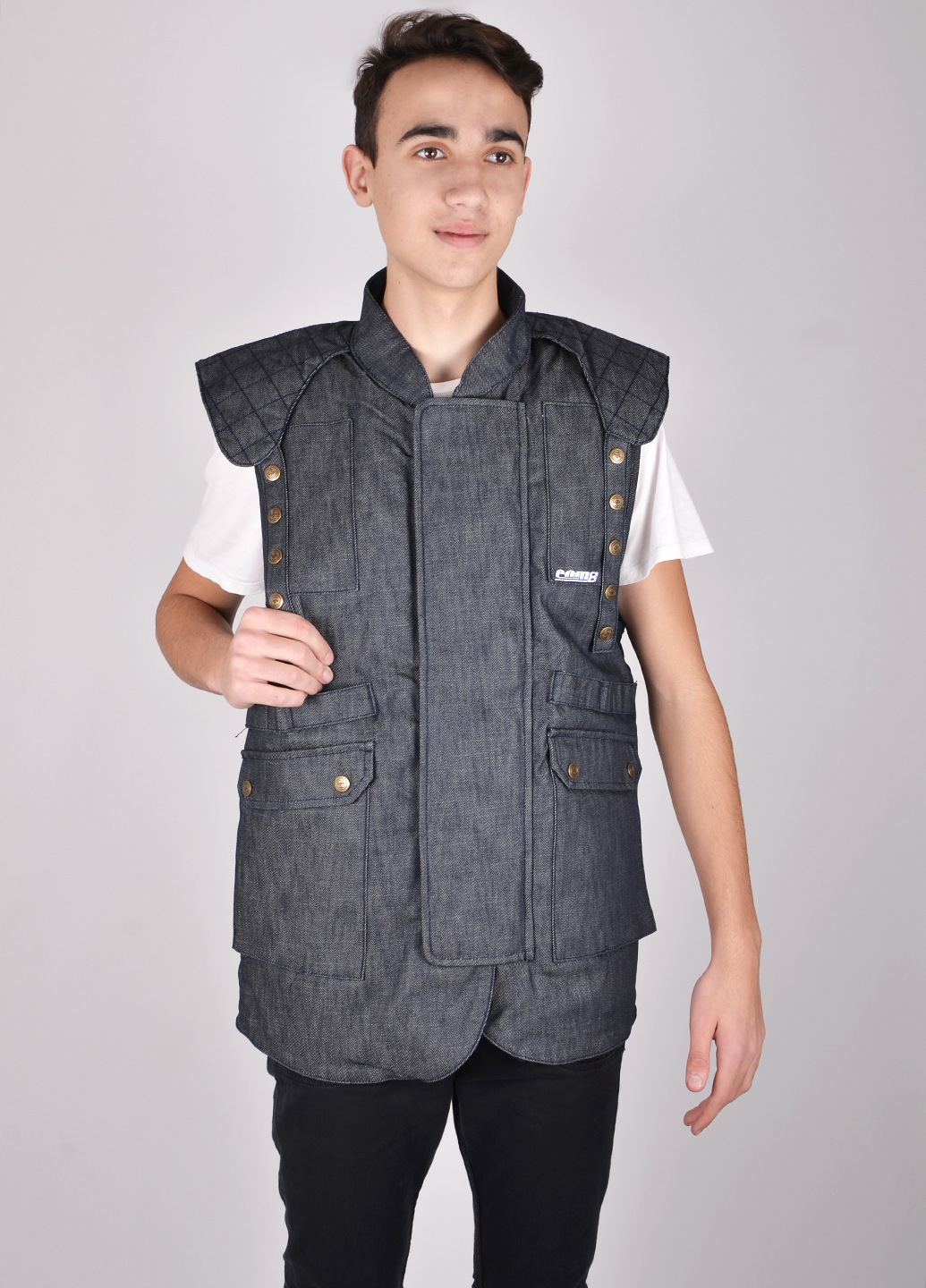 

Жилет Com8 625019 XXL т.синій