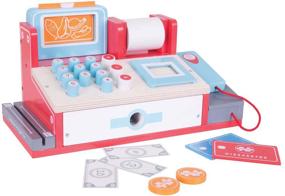

Игрушечная касса Bigjigs Toys со сканером (BJ468)