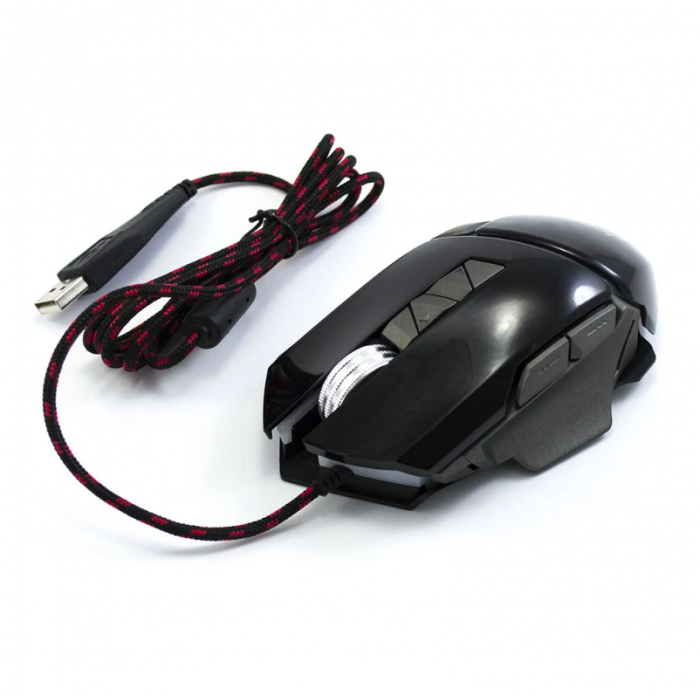 

Игровая компьютерная проводная мышка USB Jedel GM770 с подсветкой Чёрный Imnn1076 (im47571)