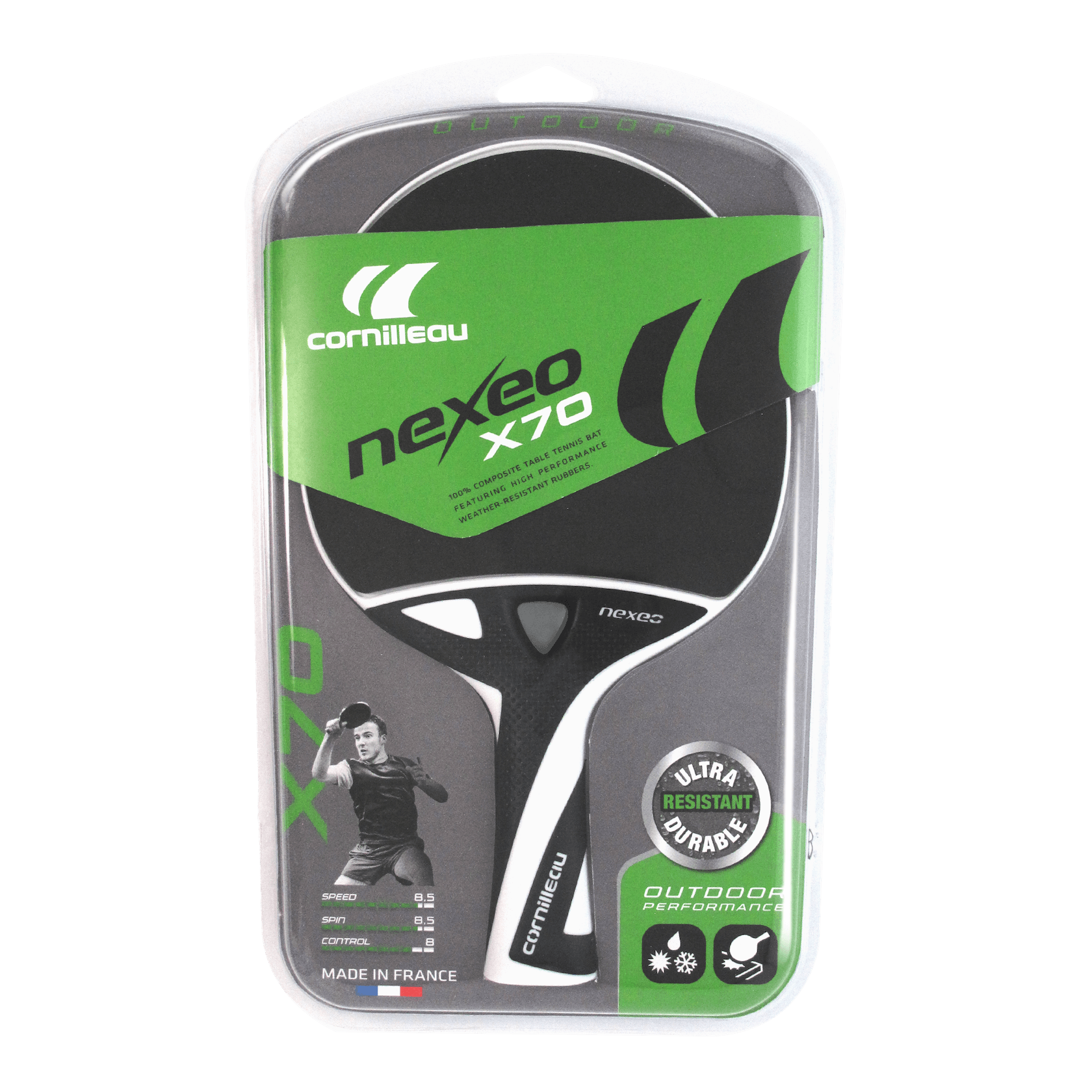

Ракетка для настільного тенісу Cornilleau Nexeo X70 outdoor Black (13155)