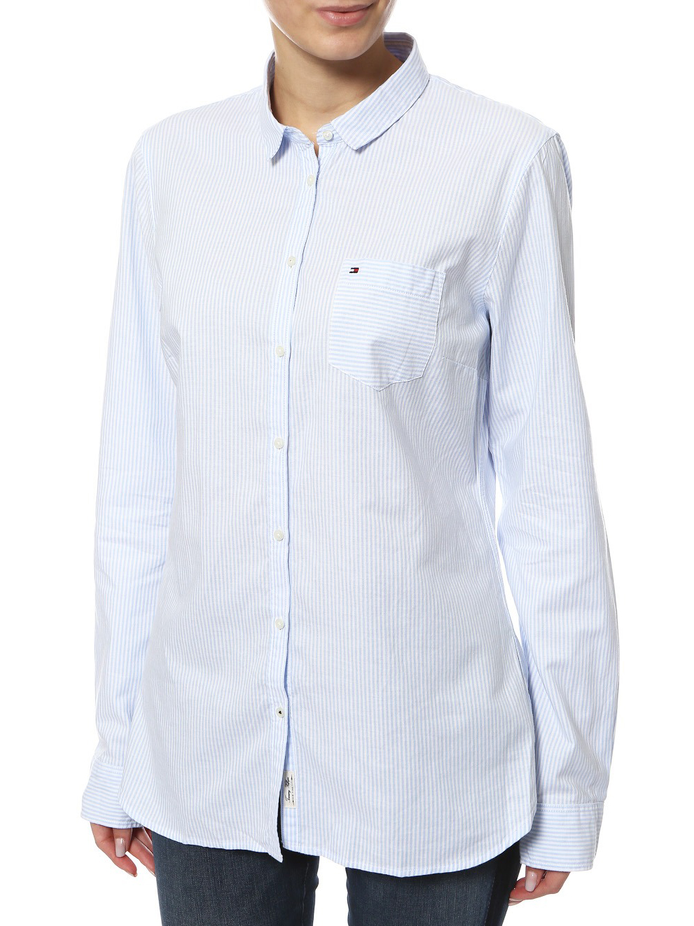 

Рубашка Tommy Hilfiger smixb08800017 L Голубая