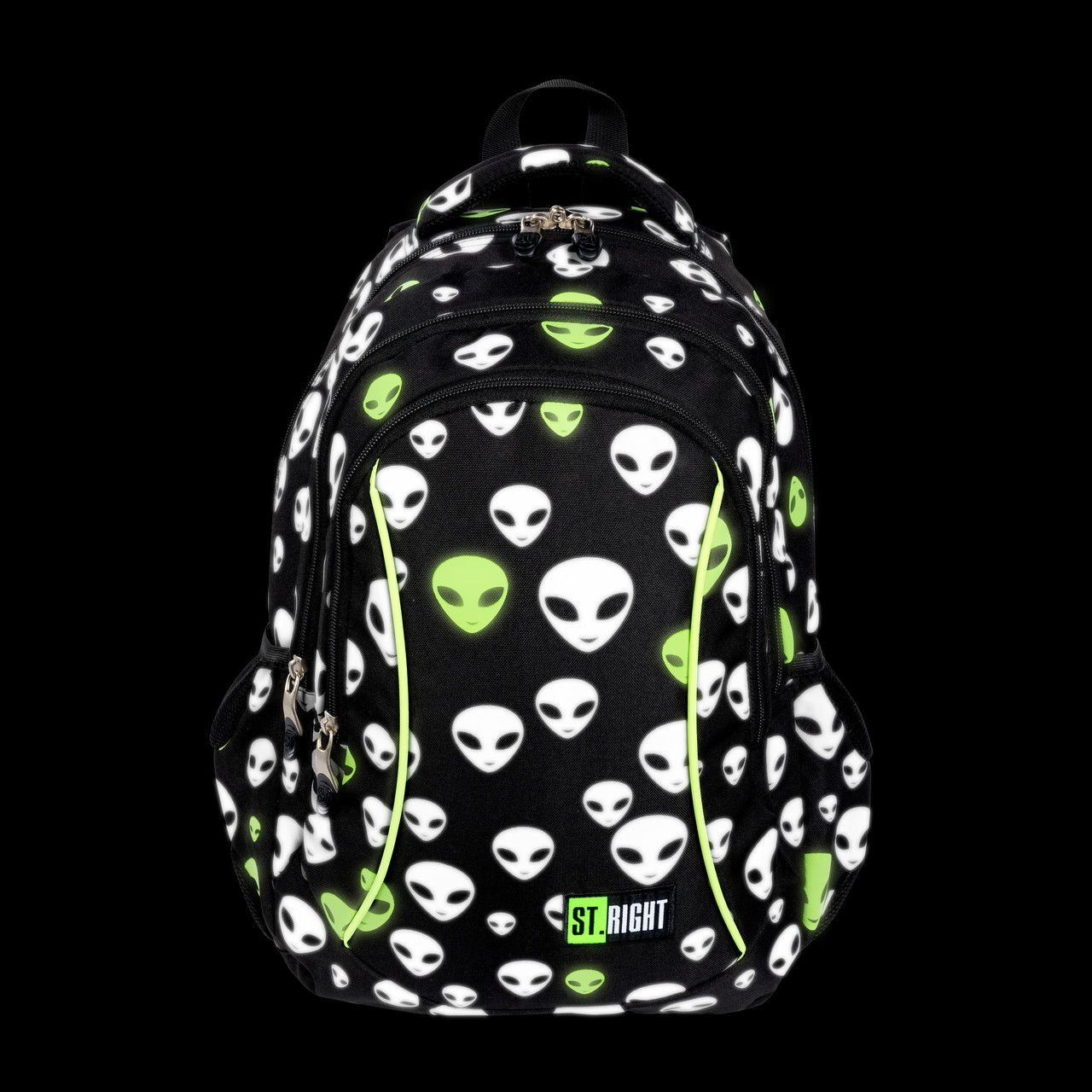 

Рюкзак ST.RIGHT BP26 REFLECTIVE ALIENS 39x27x17 см 20 л черный