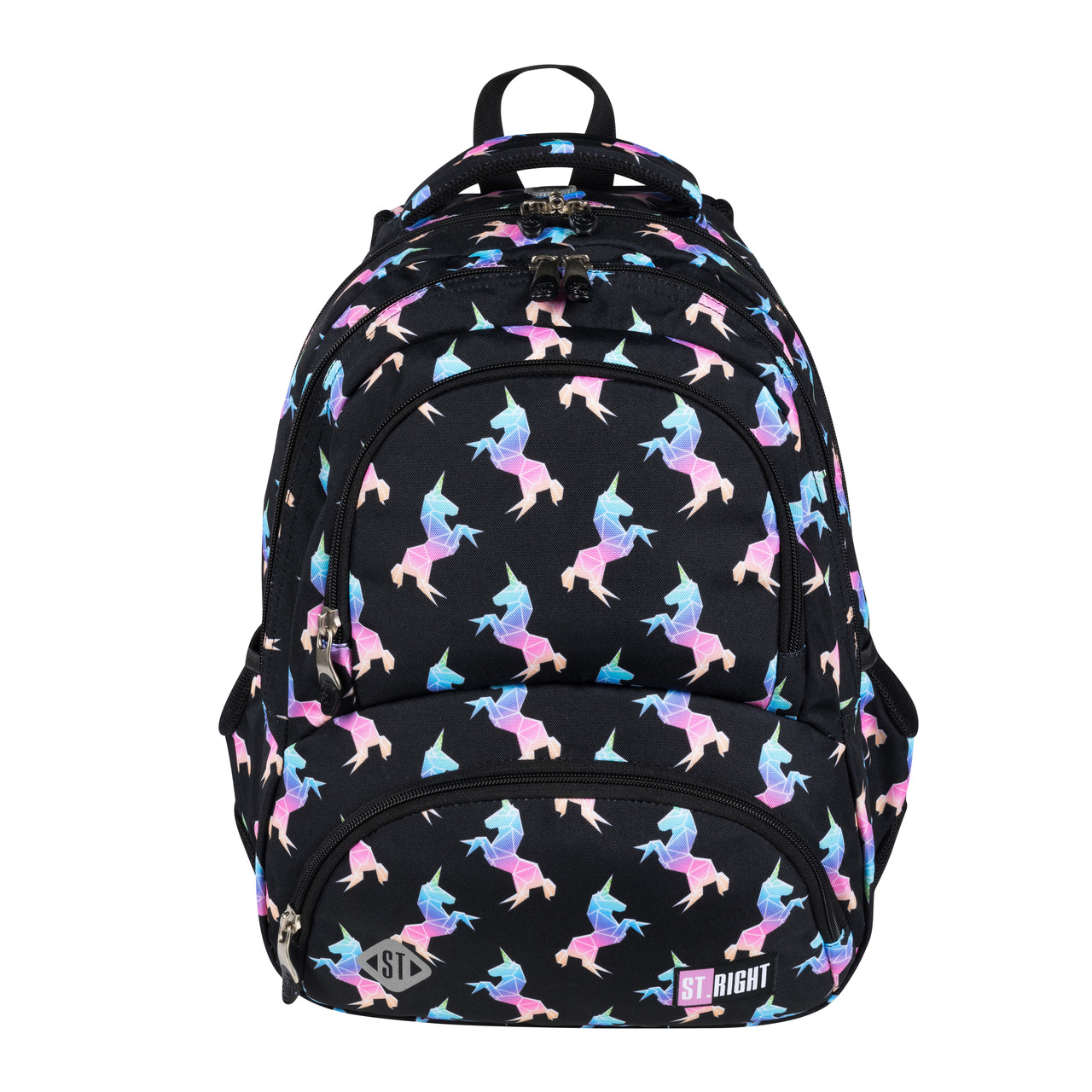 

Рюкзак с термокарманом ST.RIGHT BP7 RAINBOW UNICORNS 42x30x20 см 24 л черный