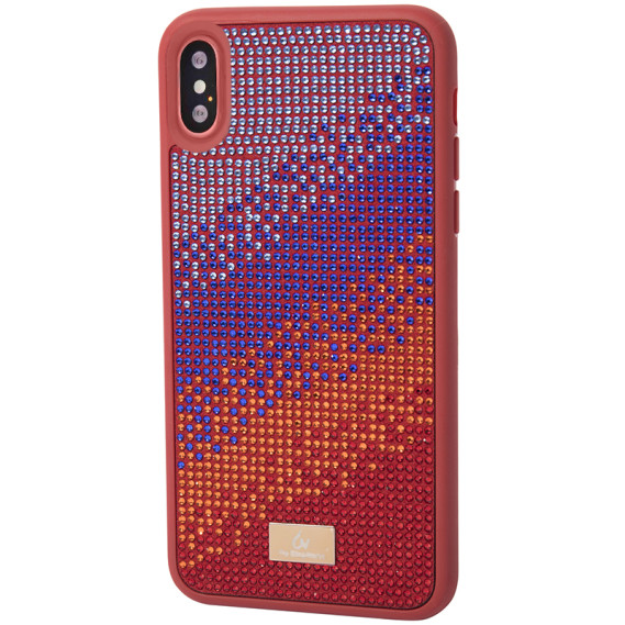 

Чехол со стразами Bling World Rainbown Design для Apple iPhone X / XS (5.8") (Красный)