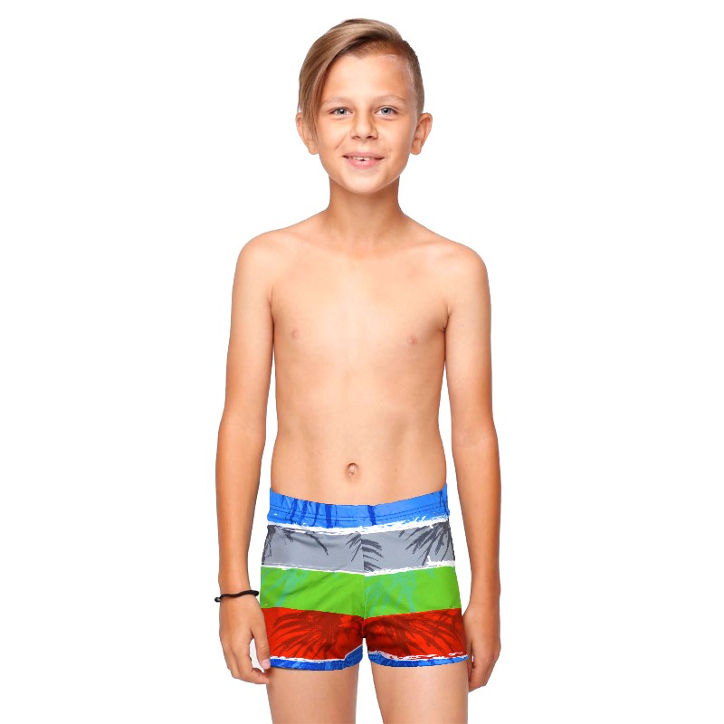 

Плавки-шорти для хлопчика Keyzi Tropical teeny 146 см красный (305364)