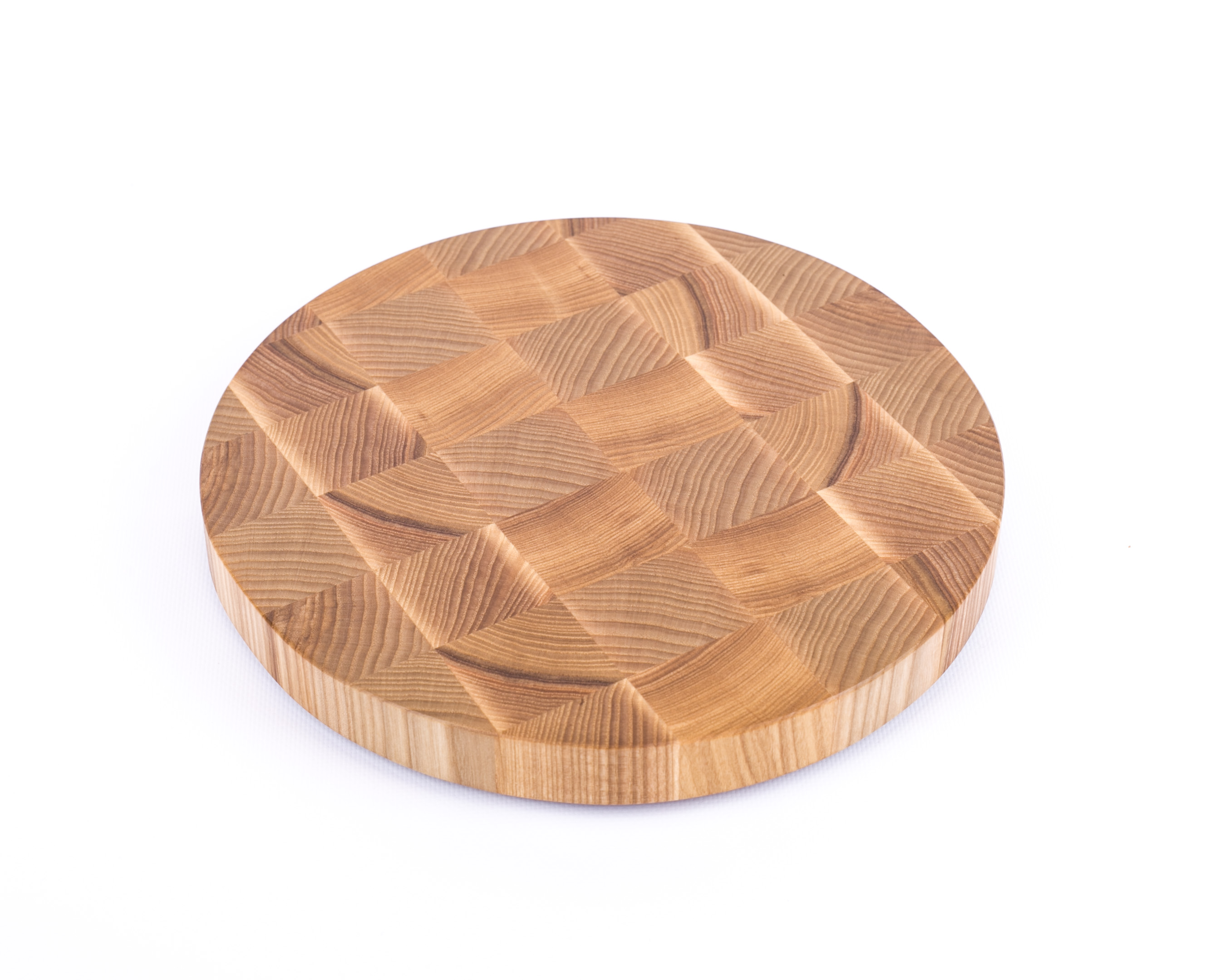

Торцевая разделочная доска LineWood Ø25х2,5 см из ясеня 0009