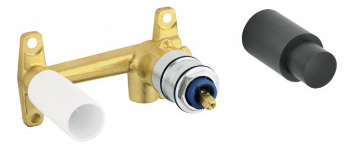 

Смеситель Grohe 32635000 Смеситель однорычажный встраиваемый универсальный механизм нержавеющая сталь