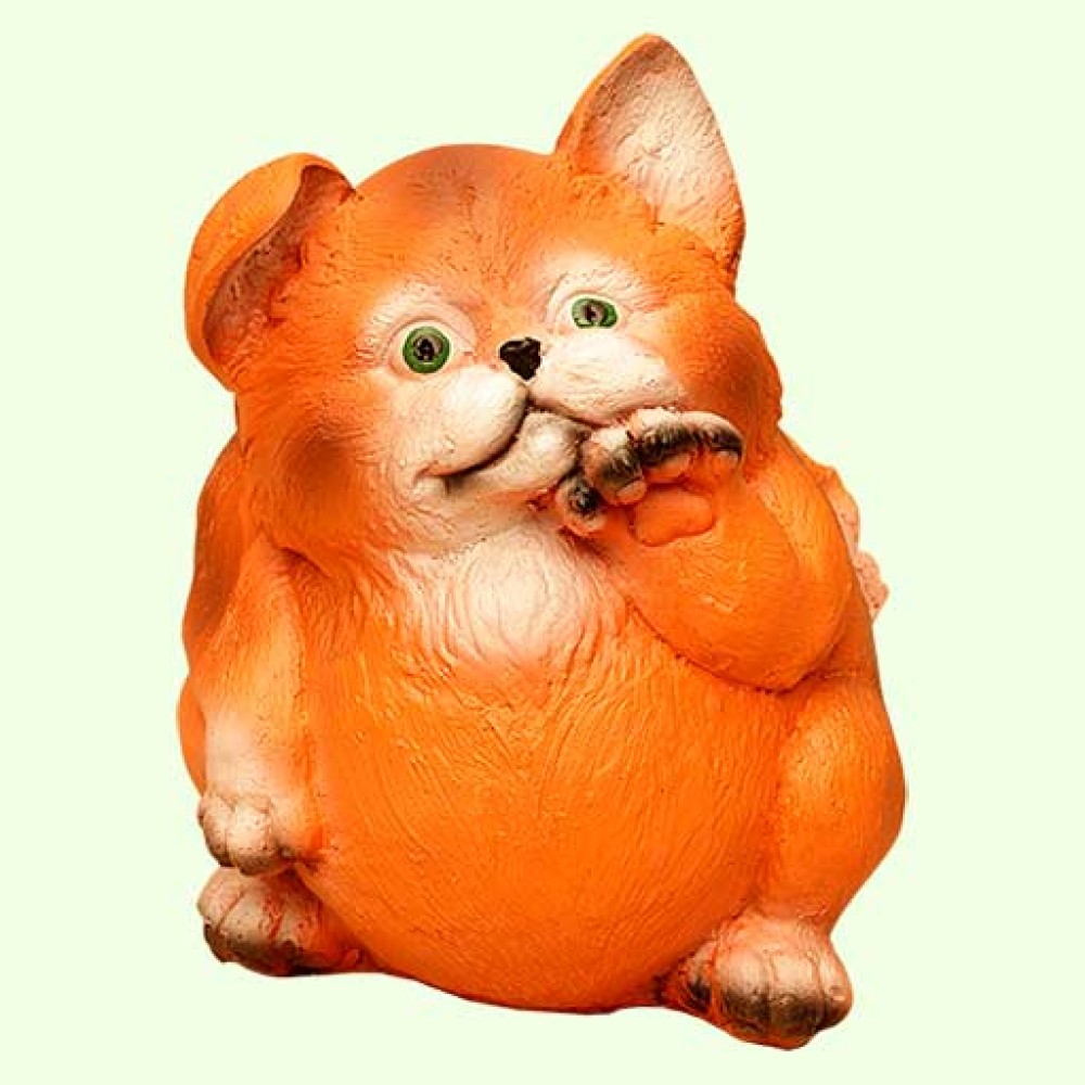 

Копилка для денег Славянский сувенир Толстый кот 8.65 цветная