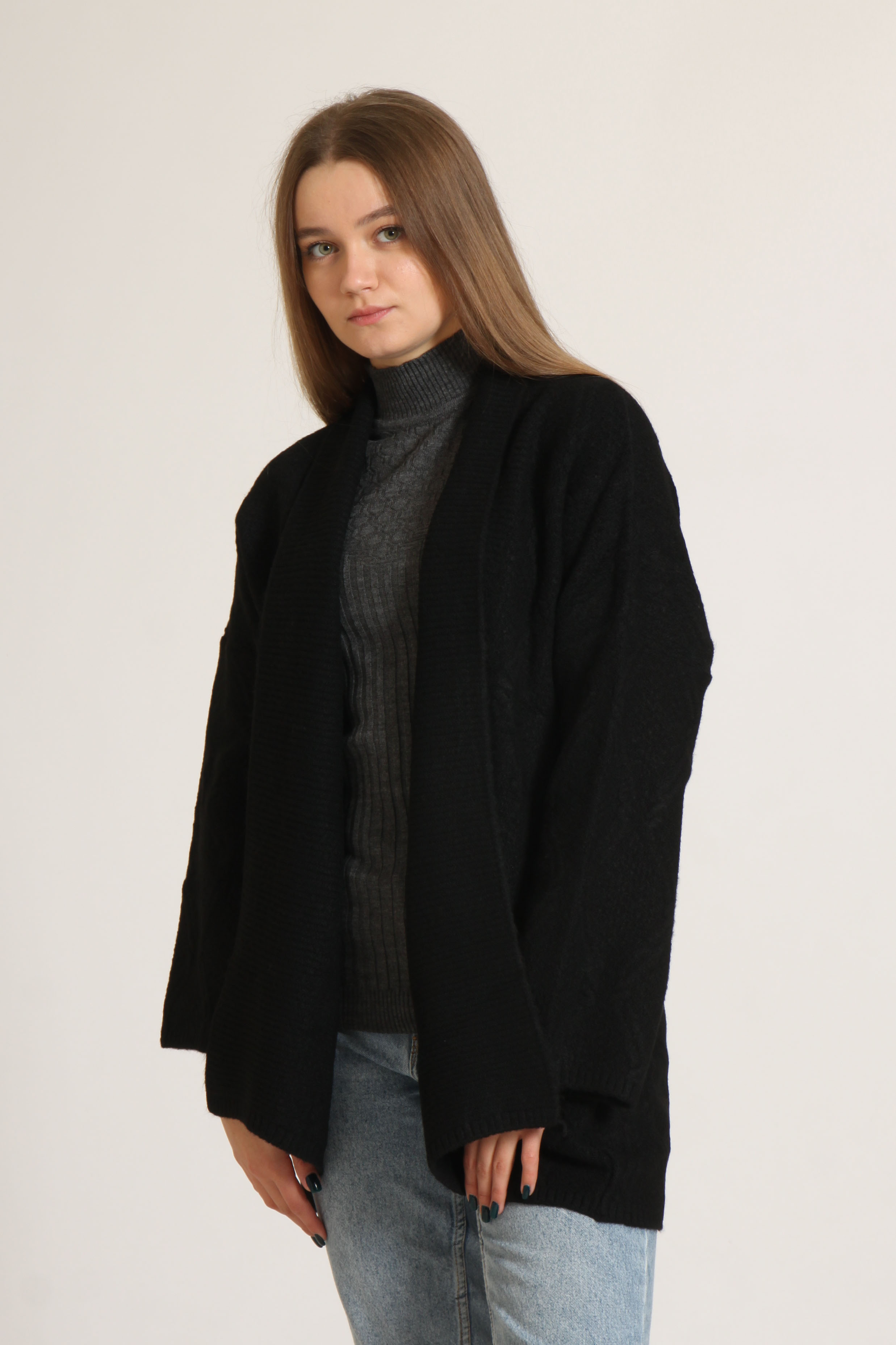 

Кардиган Mixray 4XL (CHA-5886_Black)