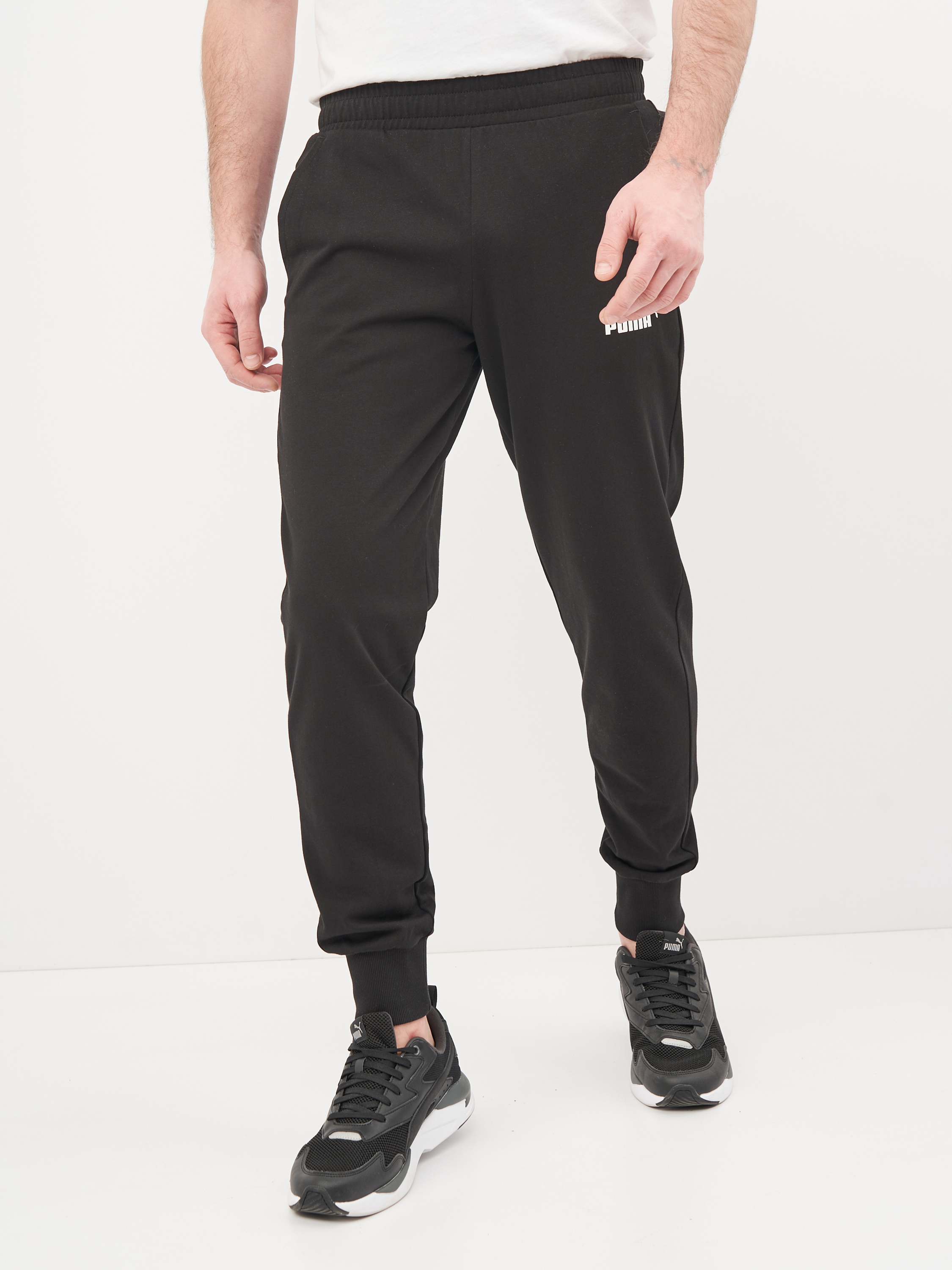 Акція на Спортивні штани чоловічі Puma Ess Jersey Pants 58674601 L Puma Black від Rozetka