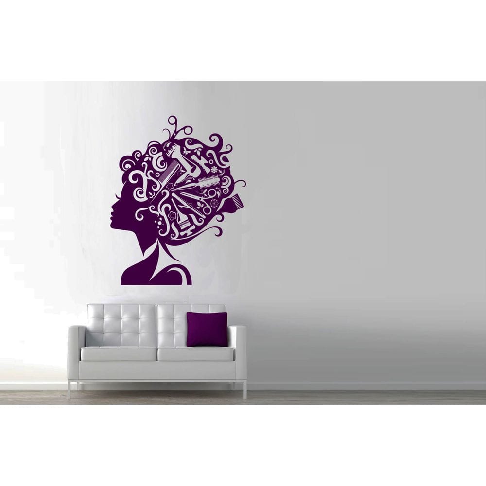 

Интерьерная виниловая наклейка на стену IdeaClock Beauty creation 120х150 см Фиолетовая(53254-462)