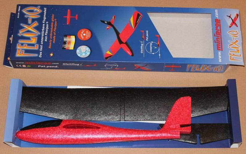 

Метательный планер из EPP MINIPROP FELIX IQ (F8060)