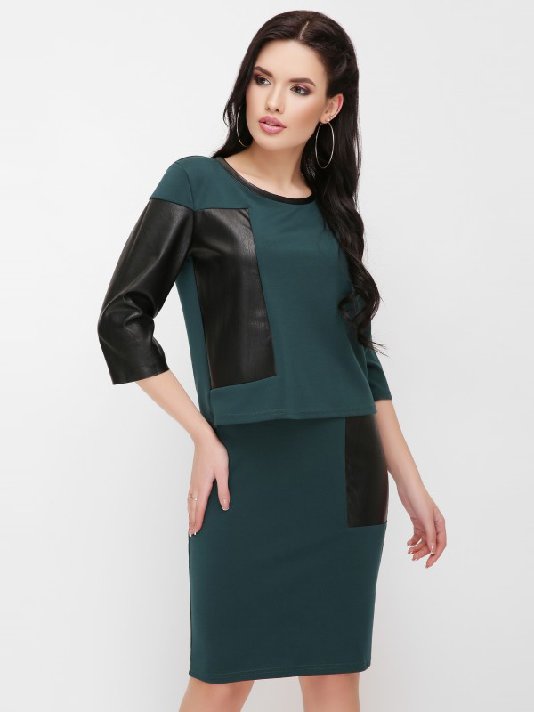 

Костюм Fashion Up Pollet KS-1622B 42 Темно-зеленый