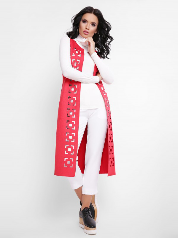 

Накидка Fashion Up Abstract KD-1644B 42 Красная
