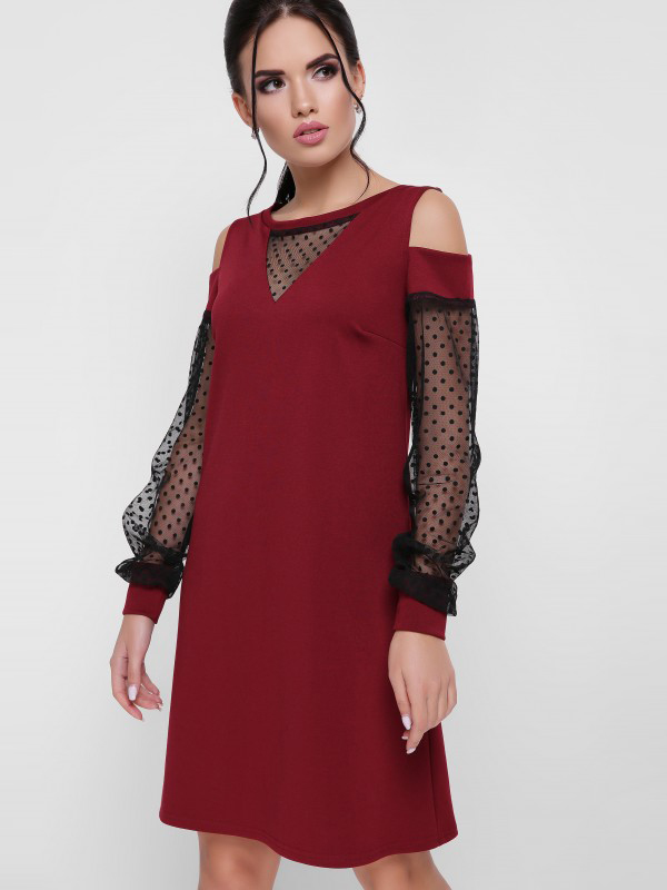 

Платье Fashion Up Melisenta PL-1660A 42 Марсала