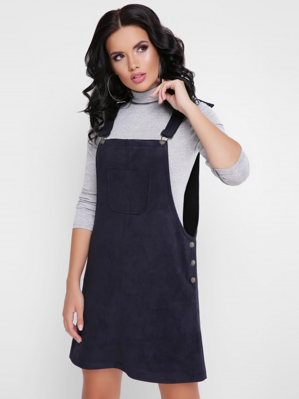 

Сарафан Fashion Up Tutsi SRF-1645C 42 Темно-синий
