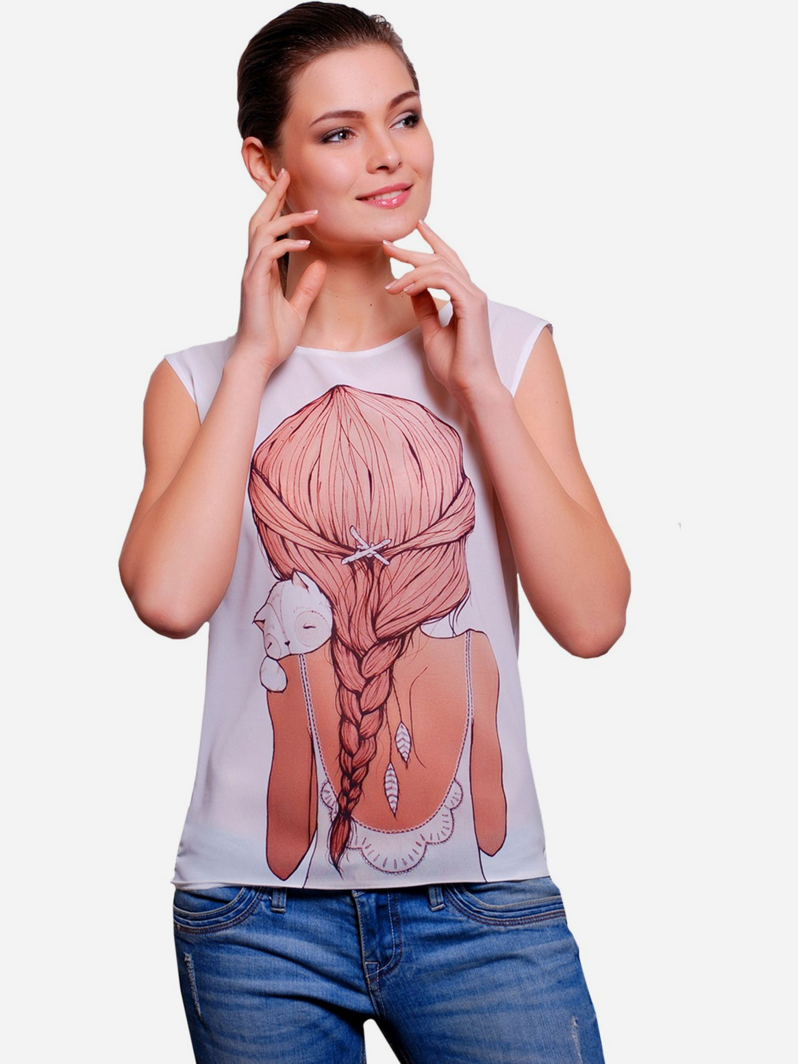 

Футболка Fashion Up Classic FB-1133T 46 Белая