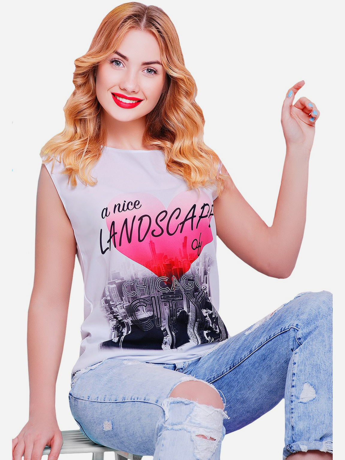 

Футболка Fashion Up Classic FB-1308K 44 Белая