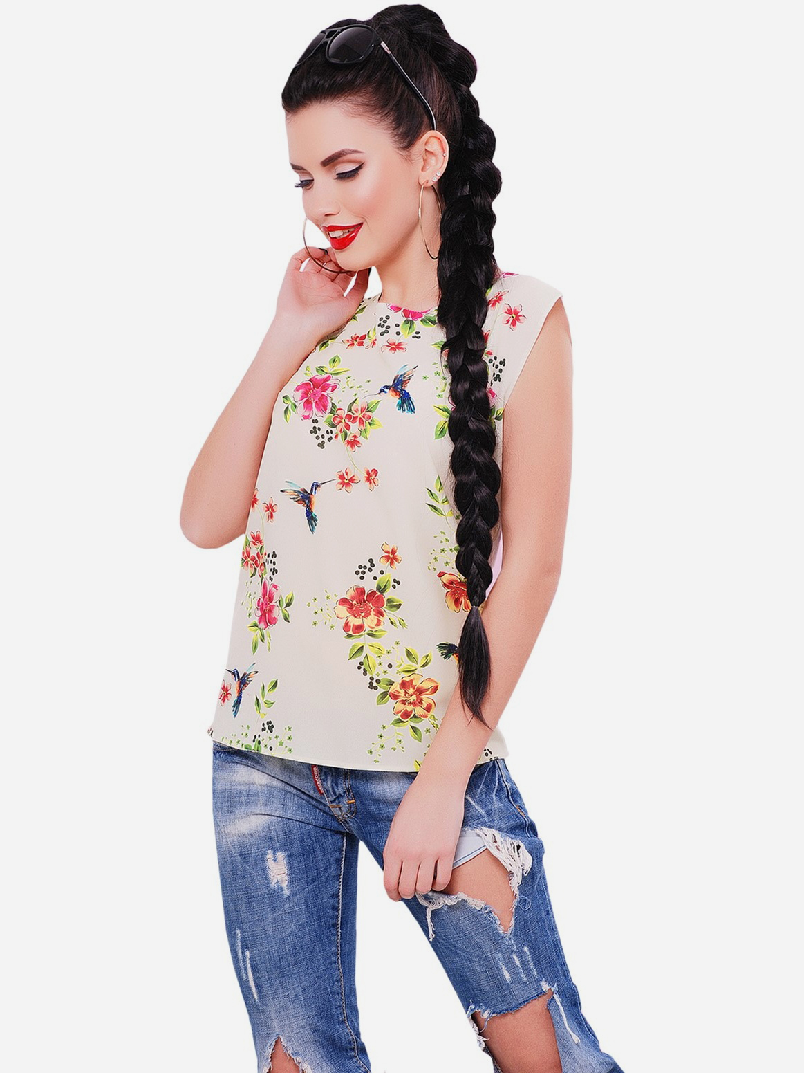 

Футболка Fashion Up Classic FB-1308X 42 Белая