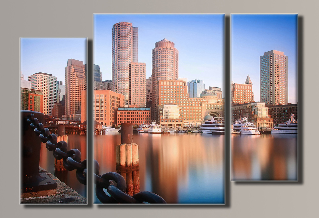 

Картина модульная HolstArt Порт 68*99см 3 модуля арт.HAT-106