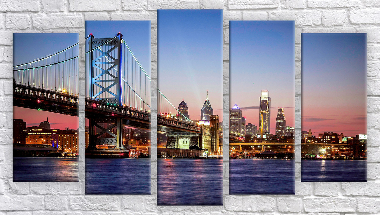 

Картина модульная HolstArt New York City 71*128см 5 модулей арт.HAB-156