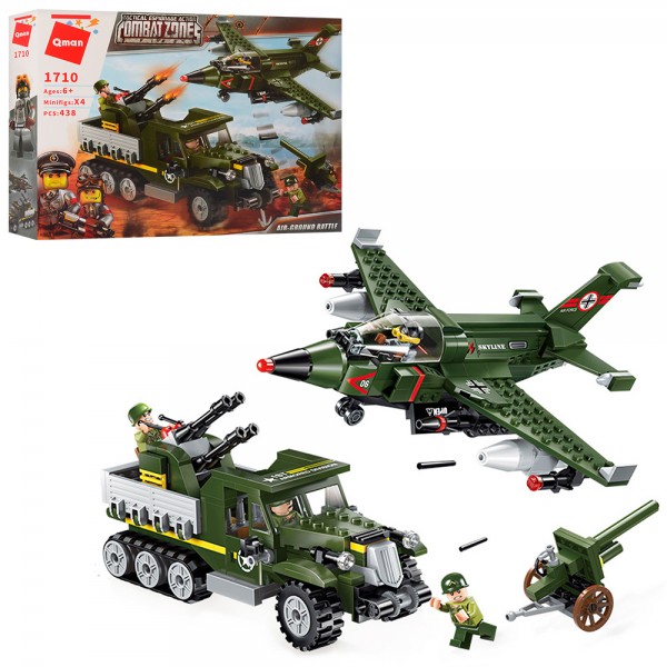 

Детский конструктор Военная техника Qman 1710 Зеленый (MR01458)