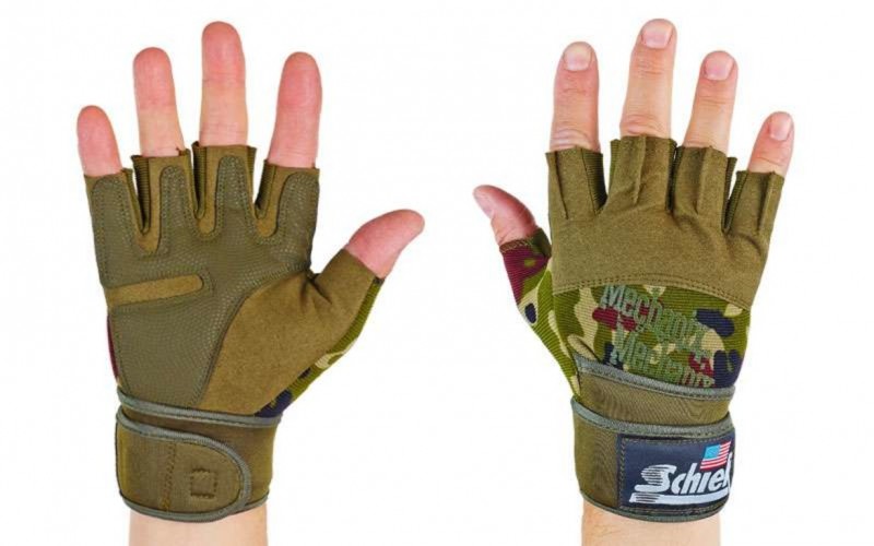 

Перчатки для тяжелой атлетики SCHIEK BC-4928 Military (PS01570)