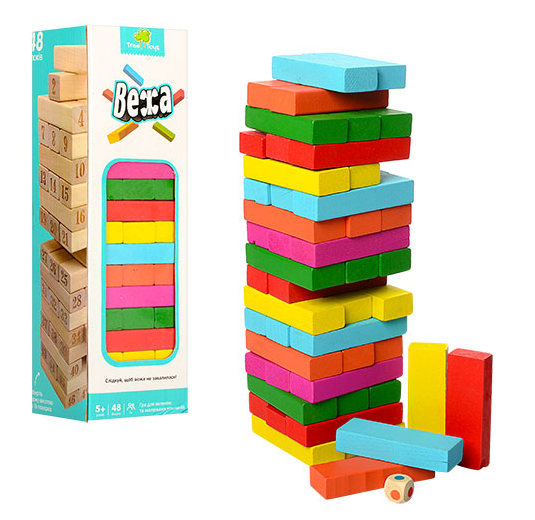 

Деревянная игрушка башня Bambi MD 1210 (BAM00796)