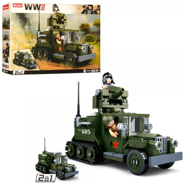 

Детский конструктор Военная техника Sluban M38-B0685 Хакки (MR01620)