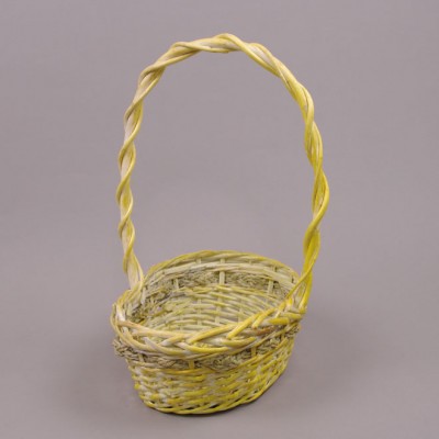 

Корзина из лозы желтая