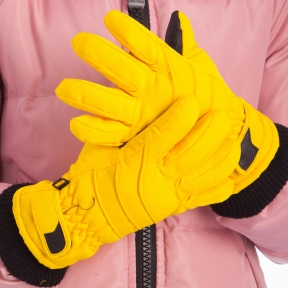 

Перчатки горнолыжные теплые детские Zelart C-915 р-р M-L Yellow