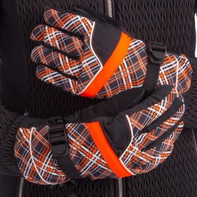 

Перчатки горнолыжные теплые женские Zelart B-7702 р-р L-XL Orange