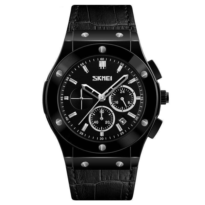 

Мужские часы Skmei 9157 Black ( 5 bar) (0278)