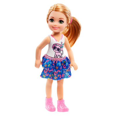 

Кукла Barbie Club Chelsea Рыженькая в топе с котенком (DWJ33/FRL82) (10-545559)