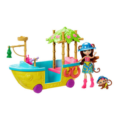

Набор Enchantimals Лодка из Джунглолеса Обезьянки Мерит (GFN58) (10-546943)