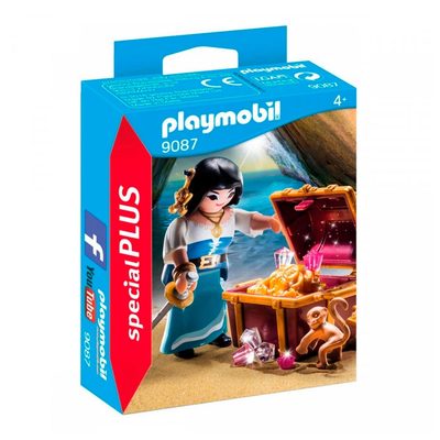 

Конструктор Playmobil Женщина-пират с сокровищами (9087) (10-541383)