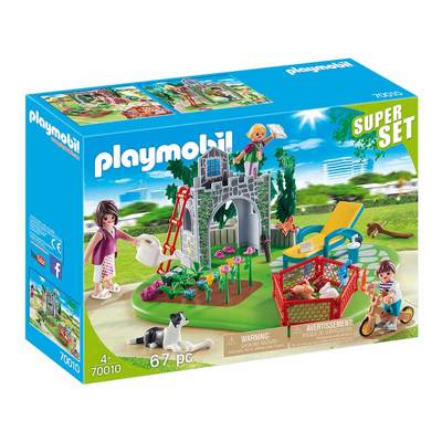 

Конструктор Playmobil Super set Семейный дворик (70010) (10-551780)