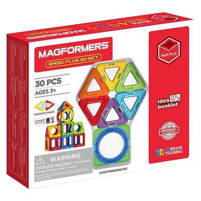 

Магнитный конструктор Magformers Базовый плюс 30 деталей (715015) (10-543760)