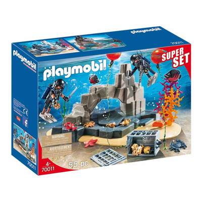 

Конструктор Playmobil Super set Тактический дайвинг (70011) (10-551781)