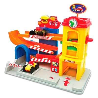 

Игровой набор Kiddieland Занимательный гараж со звуковыми эффектами (055707) (10-537550)