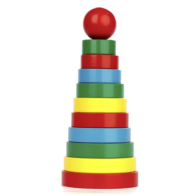 

Пирамидка Komarov Toys Кольцевая (A321) (10-42688)