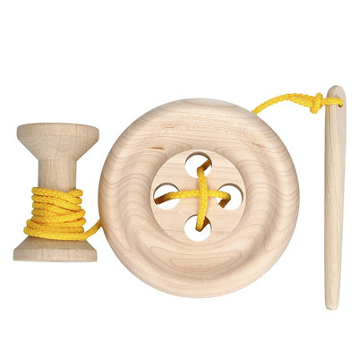 

Игрушка-шнуровка Komarov TOYS Катушка-пуговица-иголка (К150) (10-416640)