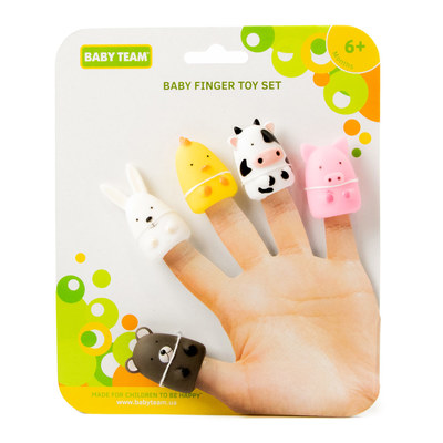 

Набор игрушек на пальцы Baby Team Веселая детвора Ферма (8700) (10-528761)
